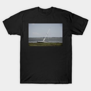 sailboat on the beach T-Shirt